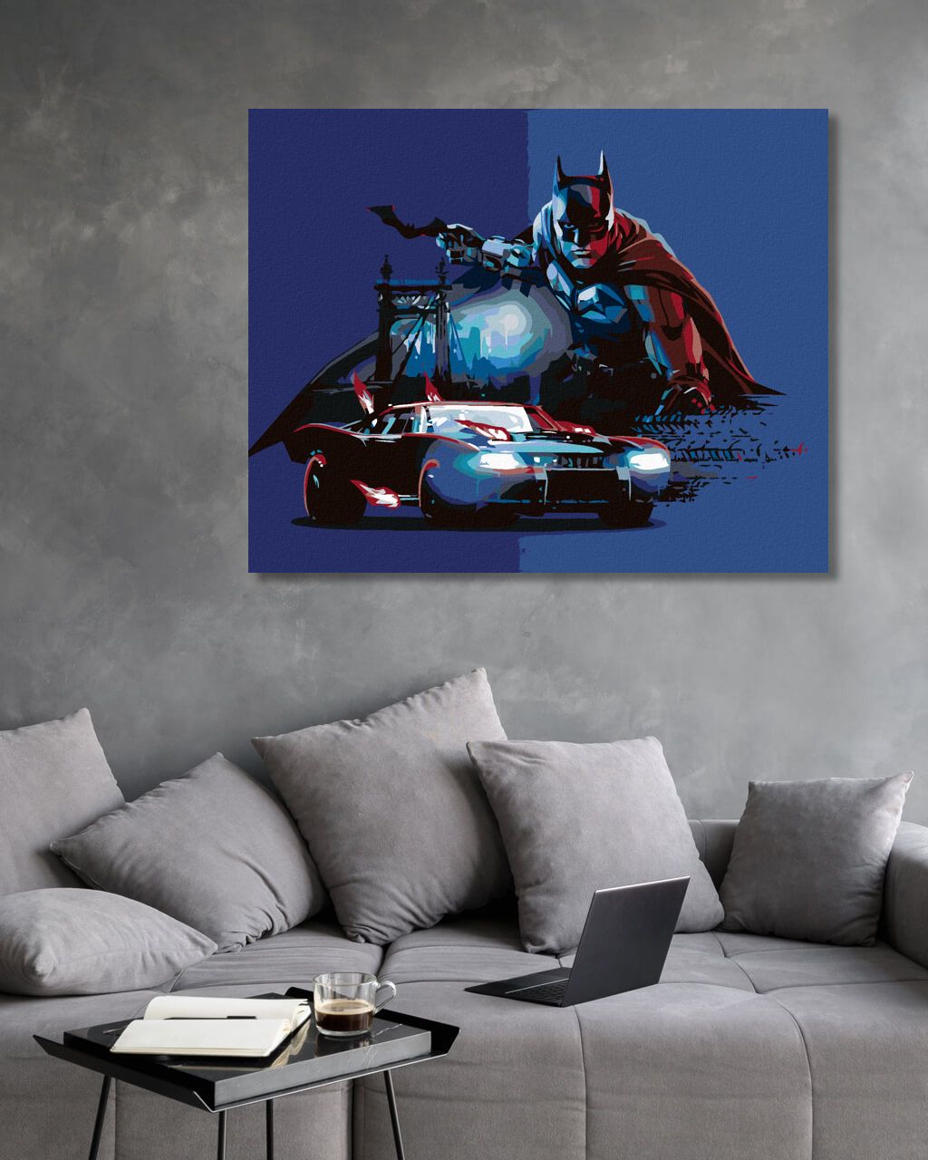 zuty Malování podle čísel - THE BATMAN II - Rozměr: 40x50 cm, Rámování: Varianta: vypnuté plátno na rám - obrázek 10