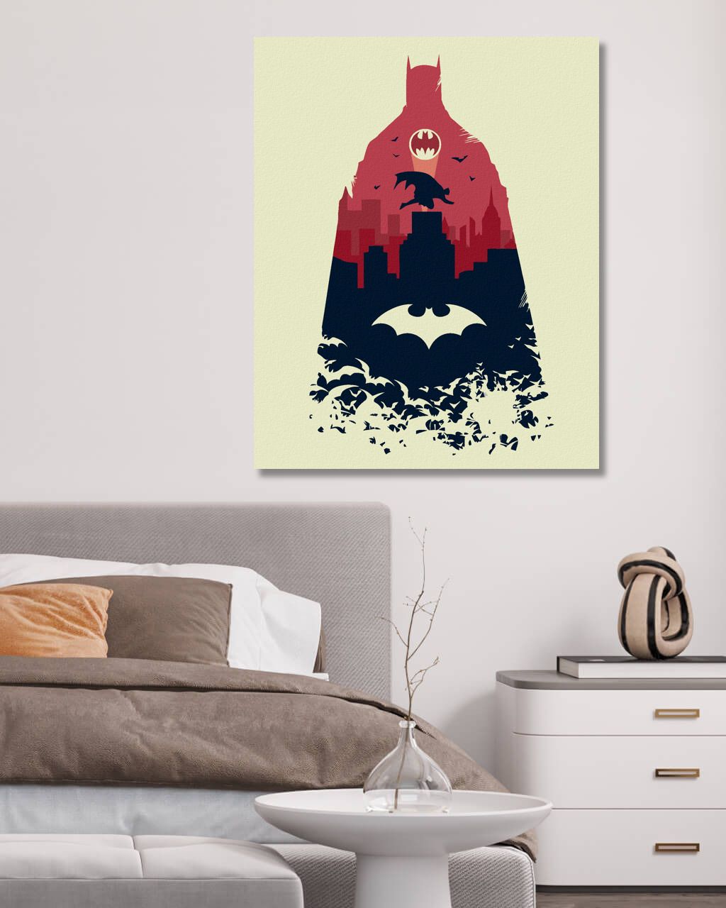 zuty Malování podle čísel - BATMAN OBRYS - Rozměr: 40x50 cm, Rámování: Varianta: bez rámu a bez vypnutí plátna - obrázek 9