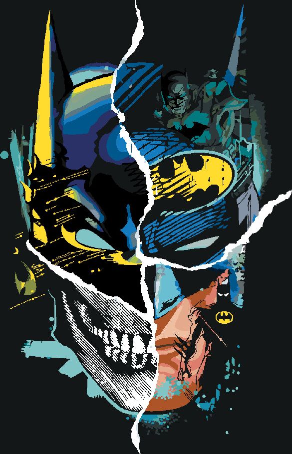 zuty Malování podle čísel - BATMAN A LEBKA - Rozměr: 40x50 cm, Rámování: Varianta: bez rámu a bez vypnutí plátna - obrázek 2
