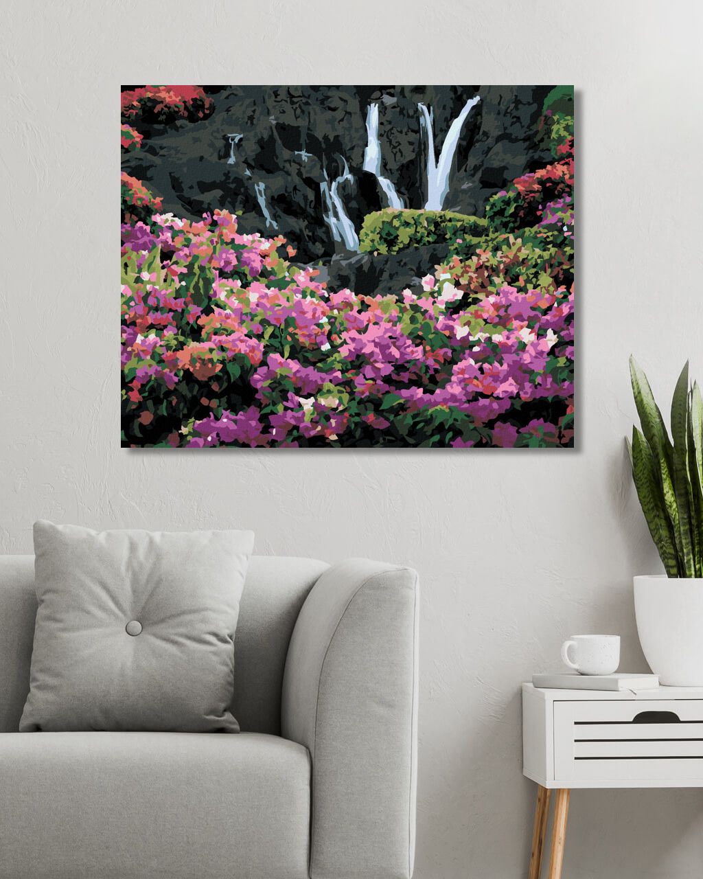 zuty Malování podle čísel - KVĚTINY PODÉL SPLAVU (DENNIS FRATES) - Rozměr: 40x50 cm, Rámování: Varianta: vypnuté plátno na rám - obrázek 10