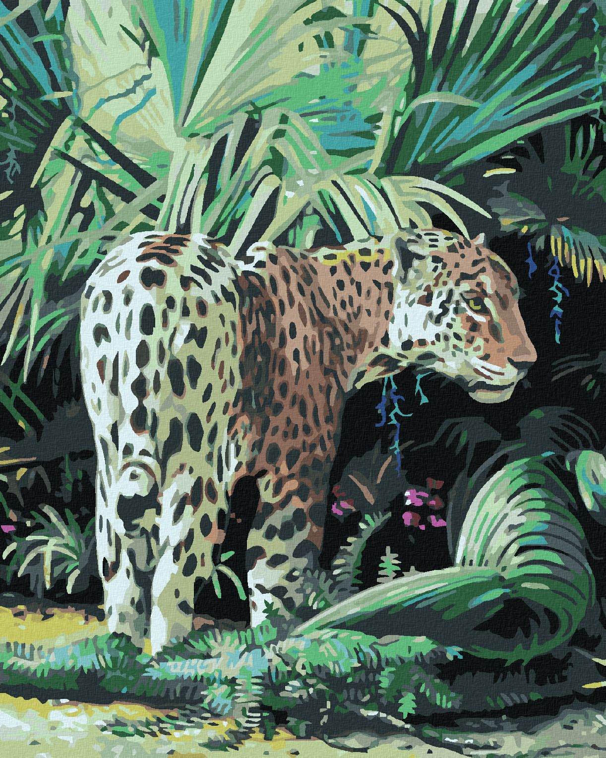 zuty Malování podle čísel - GEPARD (D. RUSTY RUST) - Rozměr: 40x50 cm, Rámování: Varianta: bez rámu a bez vypnutí plátna - obrázek 1