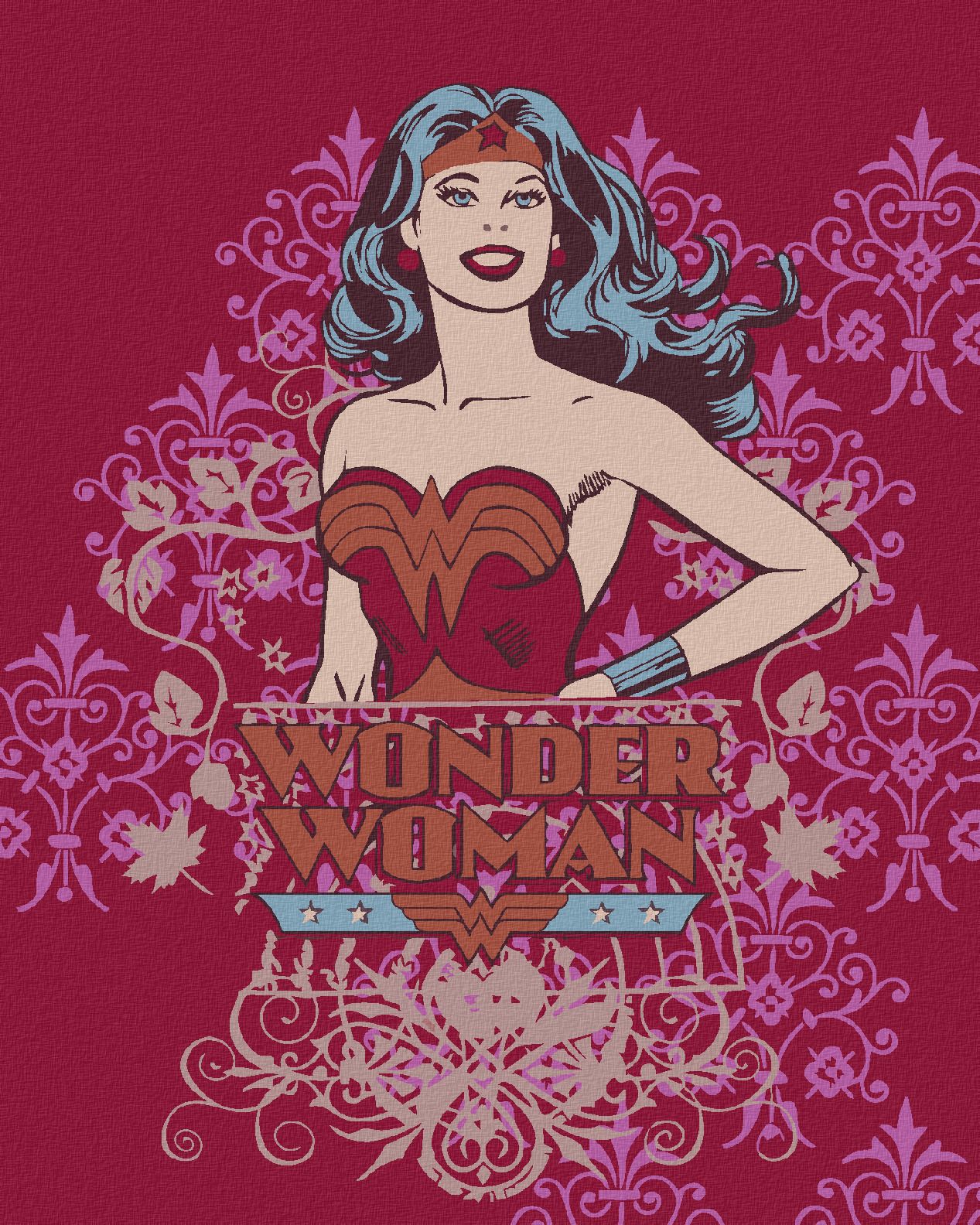zuty Malování podle čísel - WONDER WOMAN PLAKÁT ČERVENÝ - Rozměr: 40x50 cm, Rámování: Varianta: vypnuté plátno na rám - obrázek 1