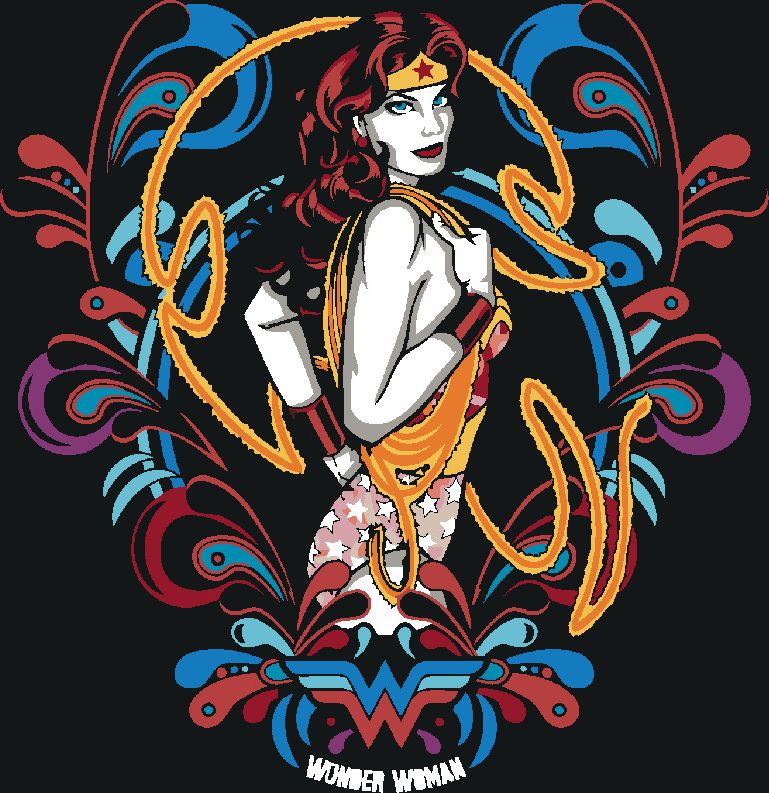 zuty Malování podle čísel - WONDER WOMAN 60S - Rozměr: 40x50 cm, Rámování: Varianta: bez rámu a bez vypnutí plátna - obrázek 9