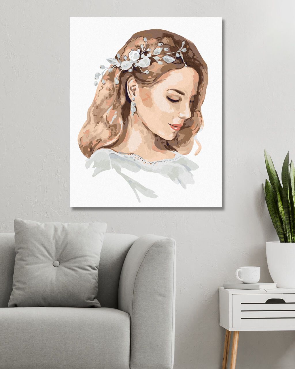 zuty Malování podle čísel - NEVĚSTA - Rozměr: 40x50 cm, Rámování: Varianta: bez rámu a bez vypnutí plátna - obrázek 8