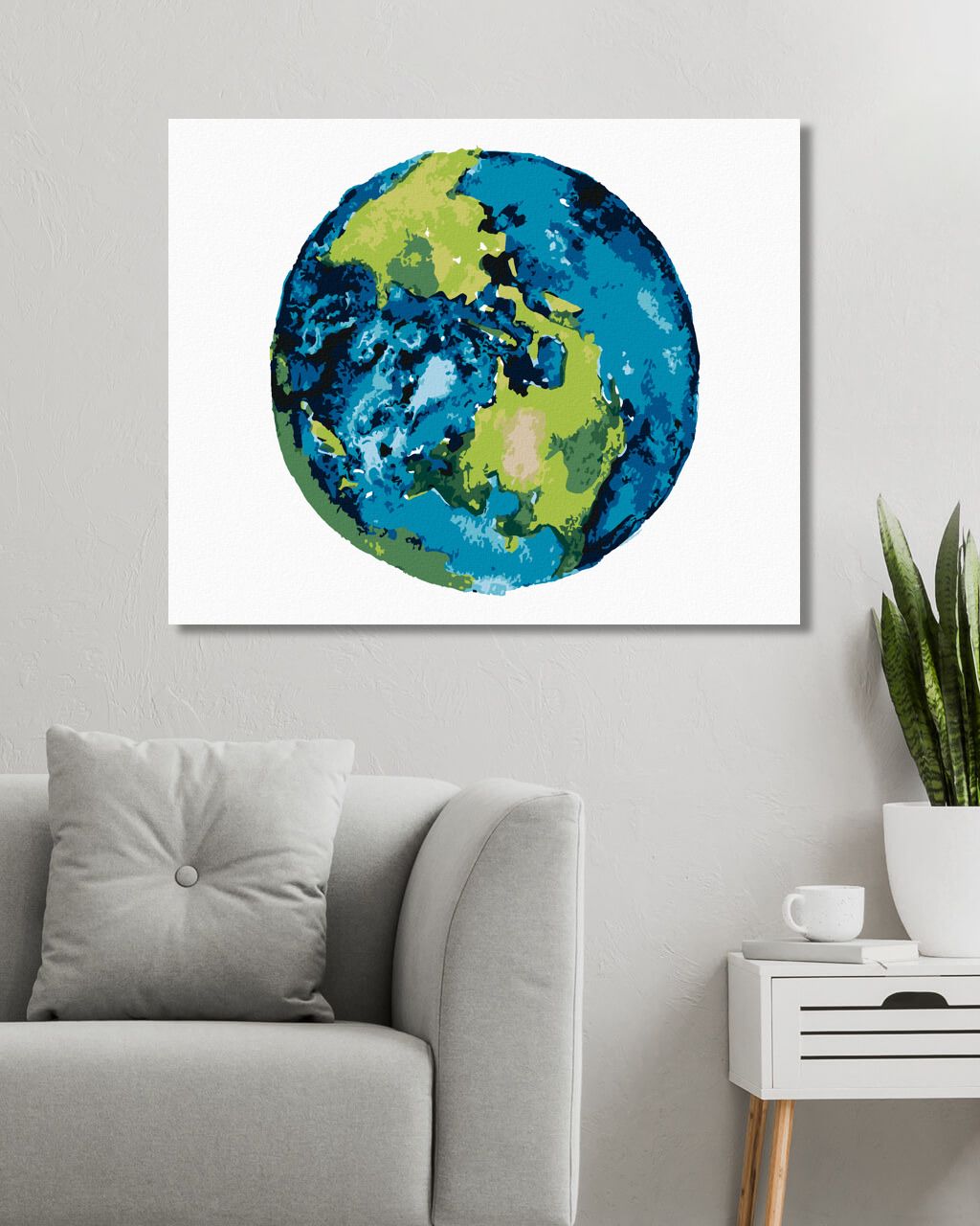 zuty Malování podle čísel - PLANETA ZEMĚ - Rozměr: 40x50 cm, Rámování: Varianta: vypnuté plátno na rám - obrázek 8