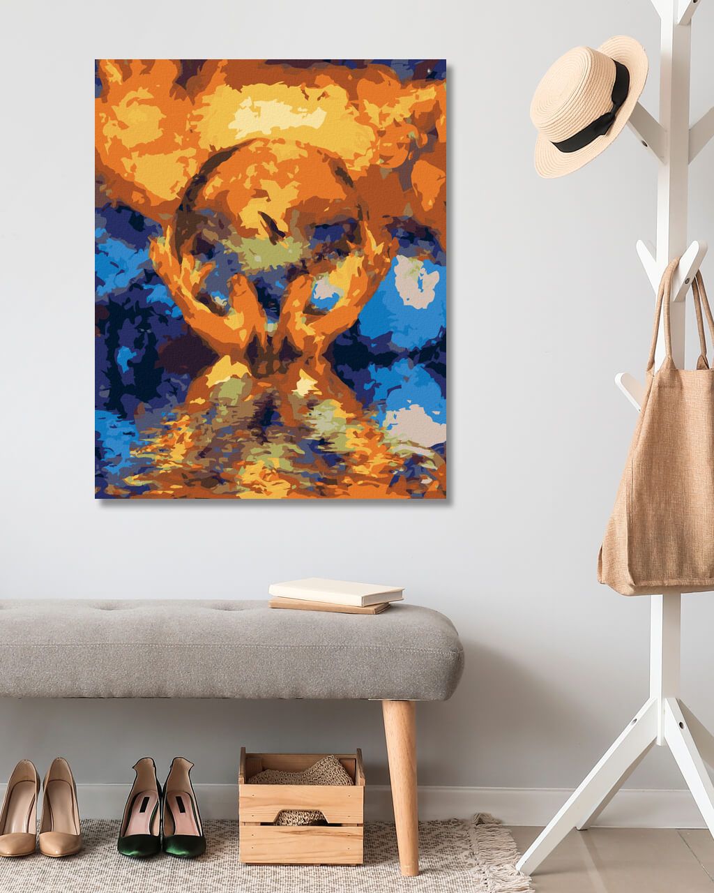 zuty Malování podle čísel - KŘIŠŤÁLOVÁ KOULE V RUKOU - Rozměr: 40x50 cm, Rámování: Varianta: bez rámu a bez vypnutí plátna - obrázek 10