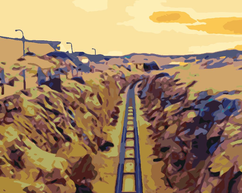 zuty Malování podle čísel - ÚZKOKOLEJKA - Rozměr: 40x50 cm, Rámování: Varianta: vypnuté plátno na rám - obrázek 4