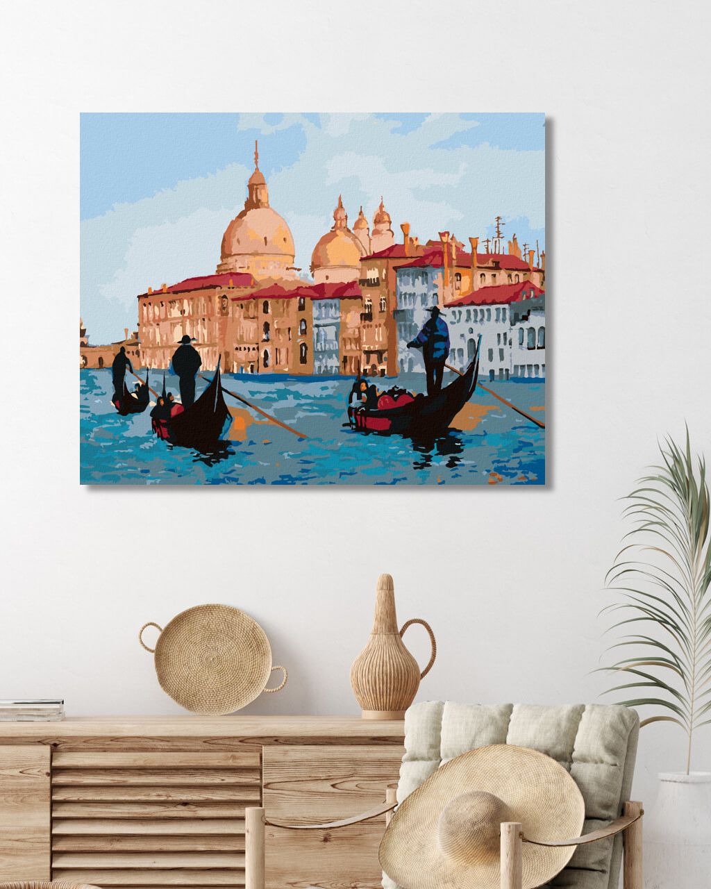 zuty Malování podle čísel - POHLED Z GONDOL NA BENÁTKY - Rozměr: 40x50 cm, Rámování: Varianta: bez rámu a bez vypnutí plátna - obrázek 7