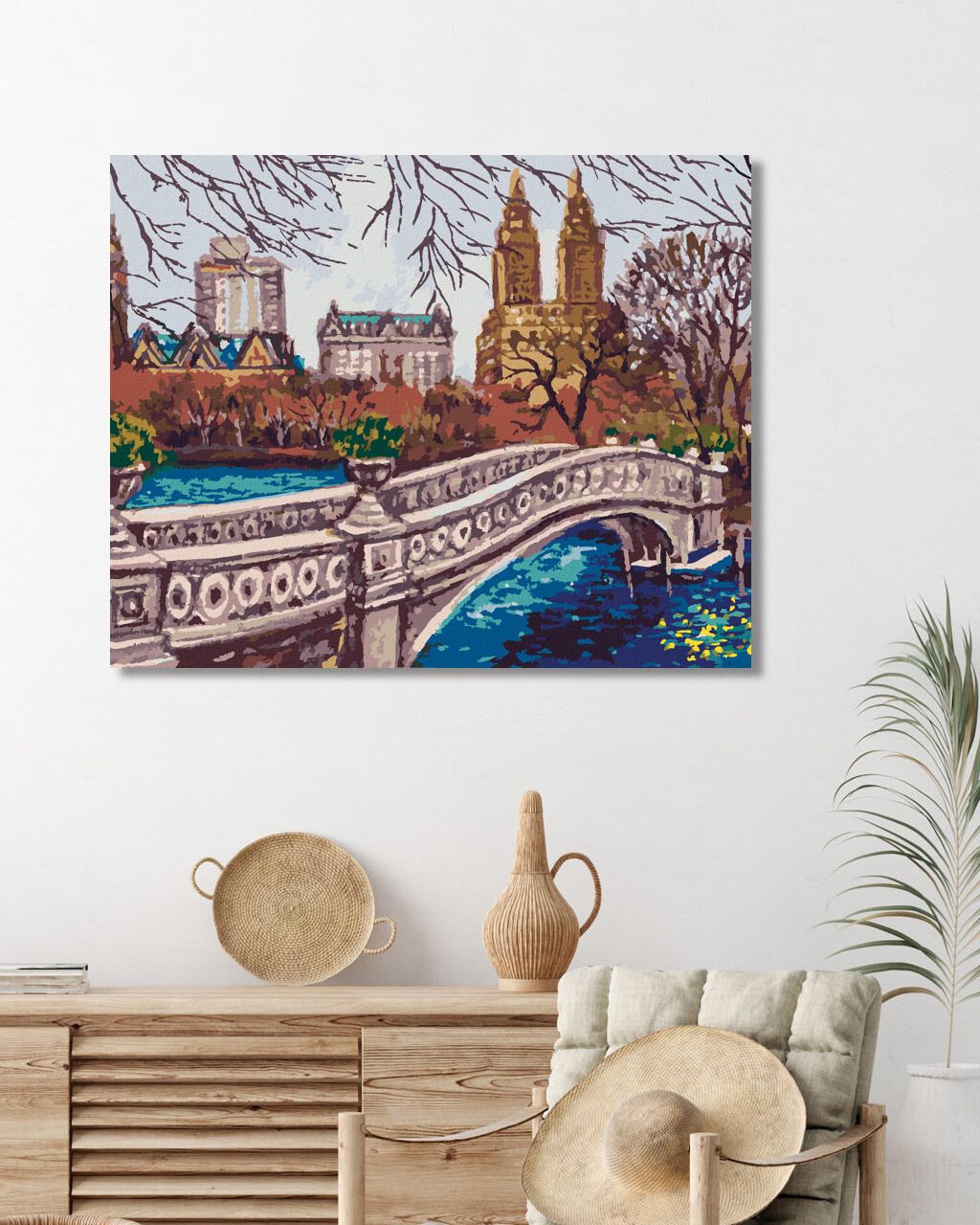 zuty Malování podle čísel - NEW YORK CENTRAL PARK I - Rozměr: 40x50 cm, Rámování: Varianta: vypnuté plátno na rám - obrázek 9