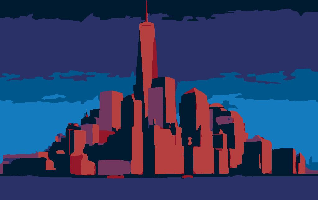 zuty Malování podle čísel - ZÁŘICÍ MANHATTAN V NEW YORKU - Rozměr: 40x50 cm, Rámování: Varianta: vypnuté plátno na rám - obrázek 3