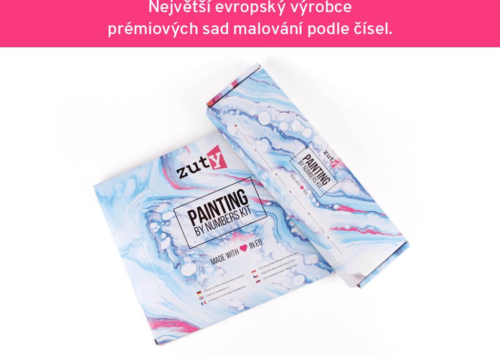 zuty Malování podle čísel - BAREVNÁ ABSTRAKTNÍ RYBA - Rozměr: 40x50 cm, Rámování: Varianta: vypnuté plátno na rám - obrázek 5