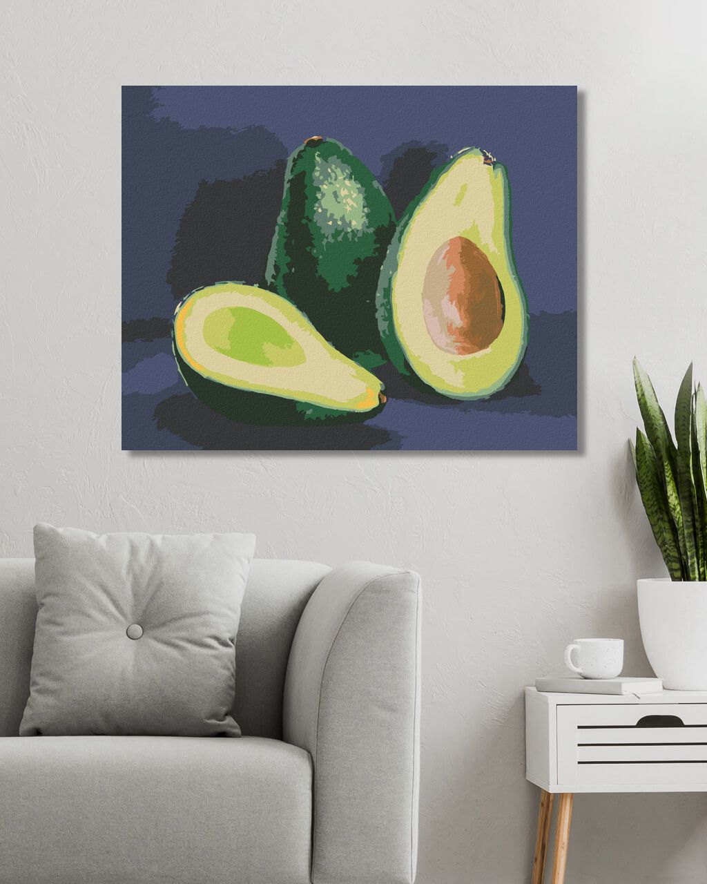 zuty Malování podle čísel - AVOKÁDO 5 (MYROSLAVA VOLOSCHUK) - Rozměr: 40x50 cm, Rámování: Varianta: vypnuté plátno na rám - obrázek 9