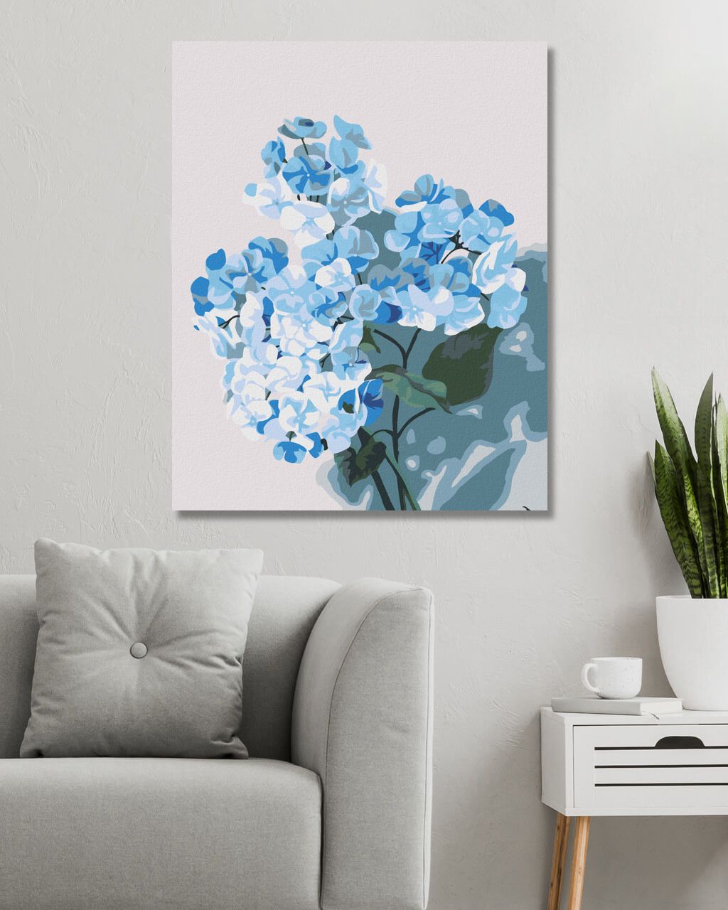 zuty Malování podle čísel - HORTENZIE 1 (MYROSLAVA VOLOSCHUK) - Rozměr: 40x50 cm, Rámování: Varianta: bez rámu a bez vypnutí plátna - obrázek 9