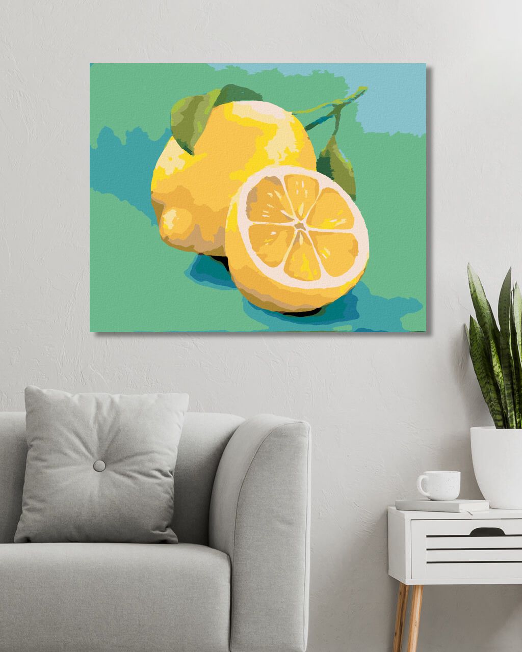 zuty Malování podle čísel - CITRÓN 3 (MYROSLAVA VOLOSCHUK) - Rozměr: 40x50 cm, Rámování: Varianta: bez rámu a bez vypnutí plátna - obrázek 5