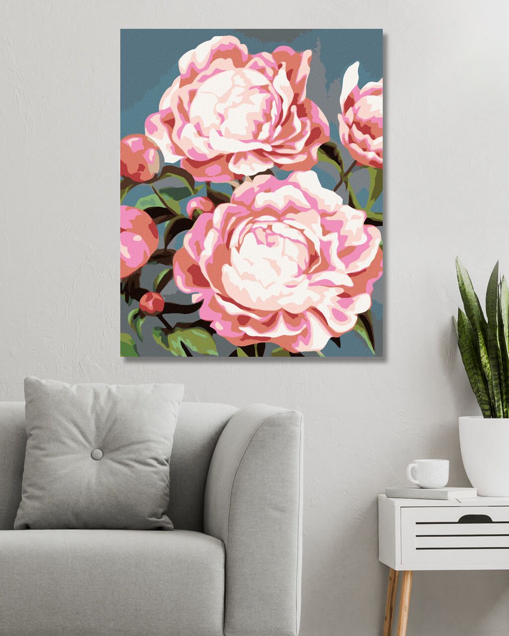 zuty Malování podle čísel - PIVOŇKY 5 (MYROSLAVA VOLOSCHUK) - Rozměr: 40x50 cm, Rámování: Varianta: bez rámu a bez vypnutí plátna - obrázek 8