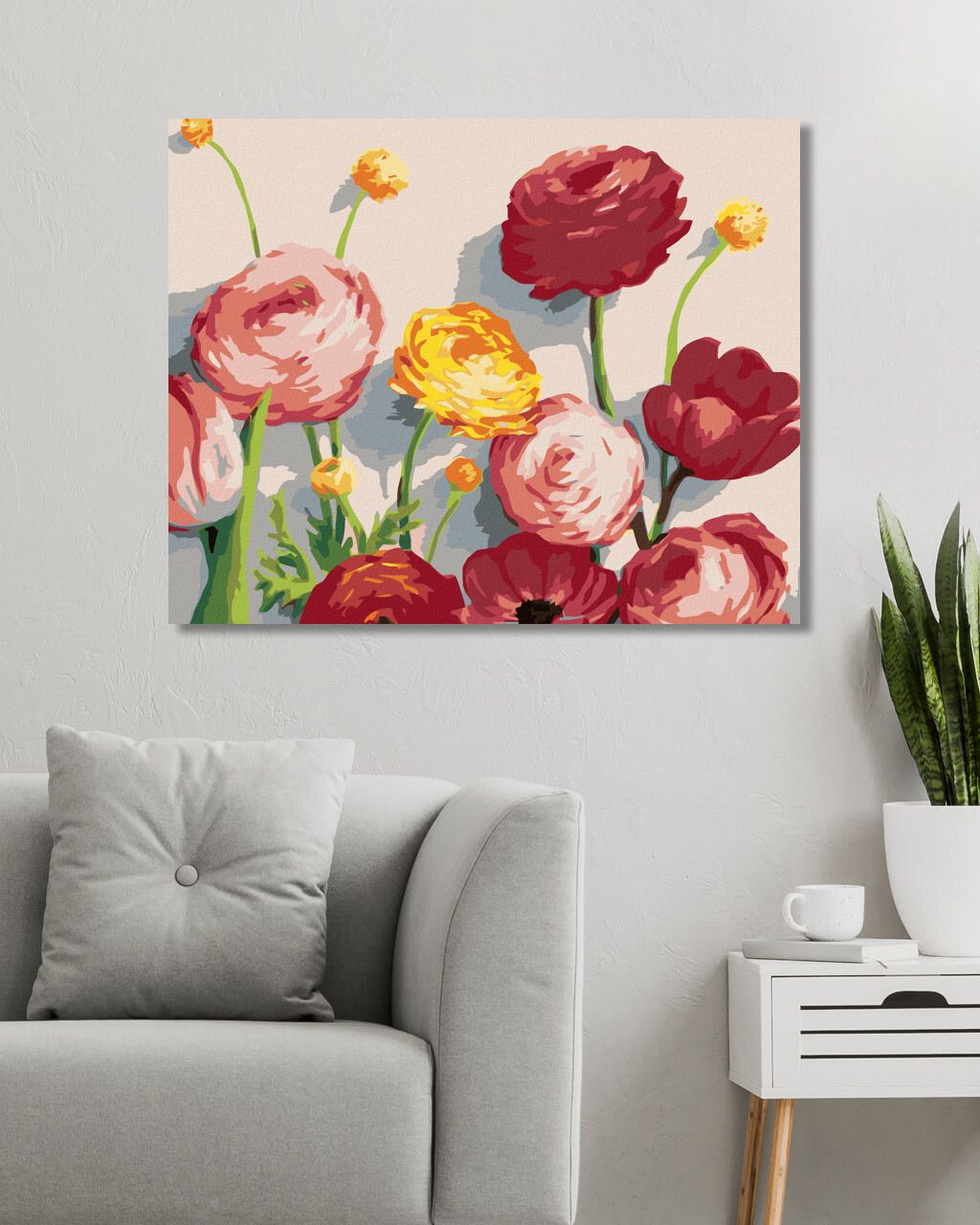 zuty Malování podle čísel - PIVOŇKY A TULIPÁNY (MYROSLAVA VOLOSCHUK) - Rozměr: 40x50 cm, Rámování: Varianta: bez rámu a bez vypnutí plátna - obrázek 10