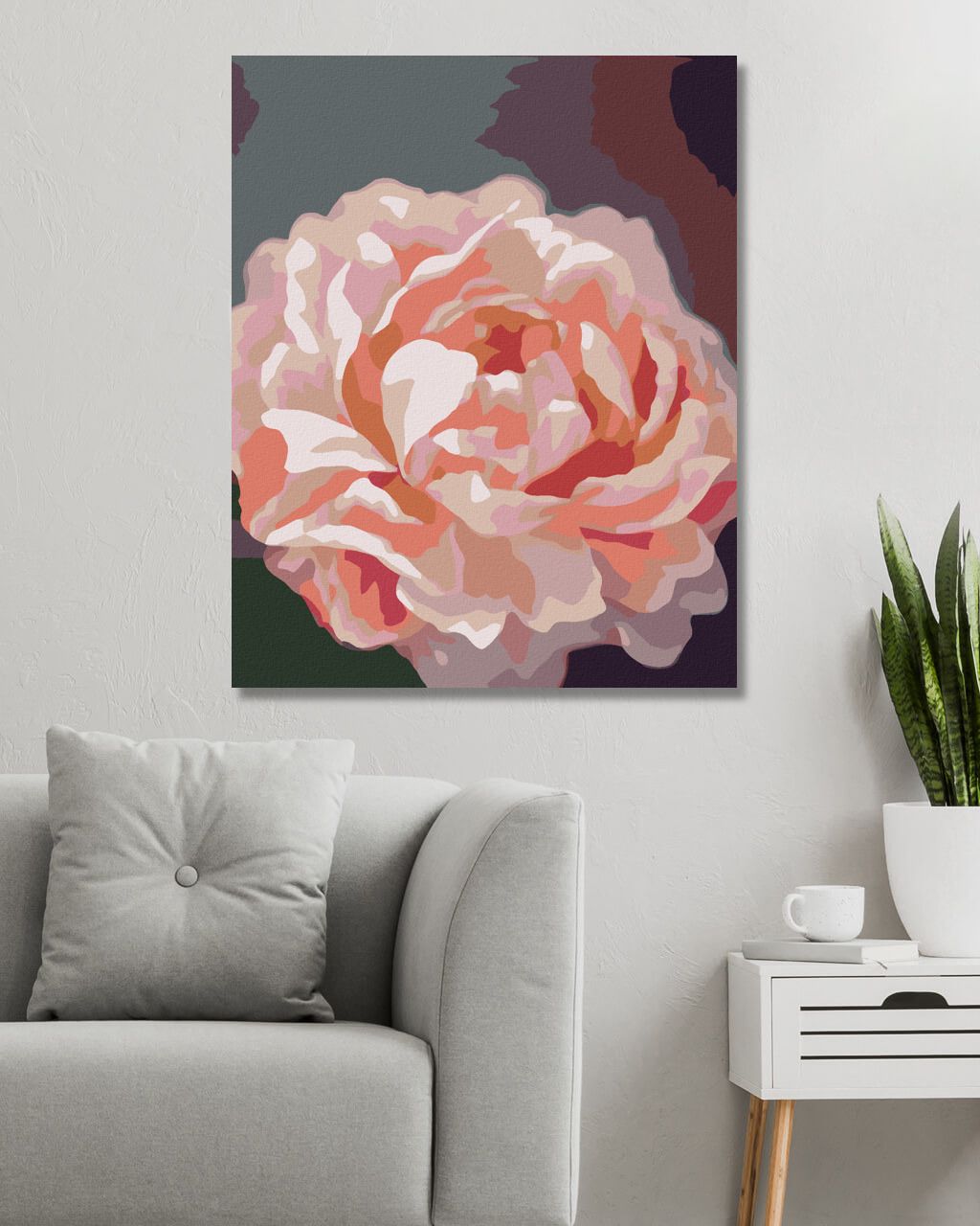 zuty Malování podle čísel - PIVOŇKY 6 (MYROSLAVA VOLOSCHUK) - Rozměr: 40x50 cm, Rámování: Varianta: bez rámu a bez vypnutí plátna - obrázek 8