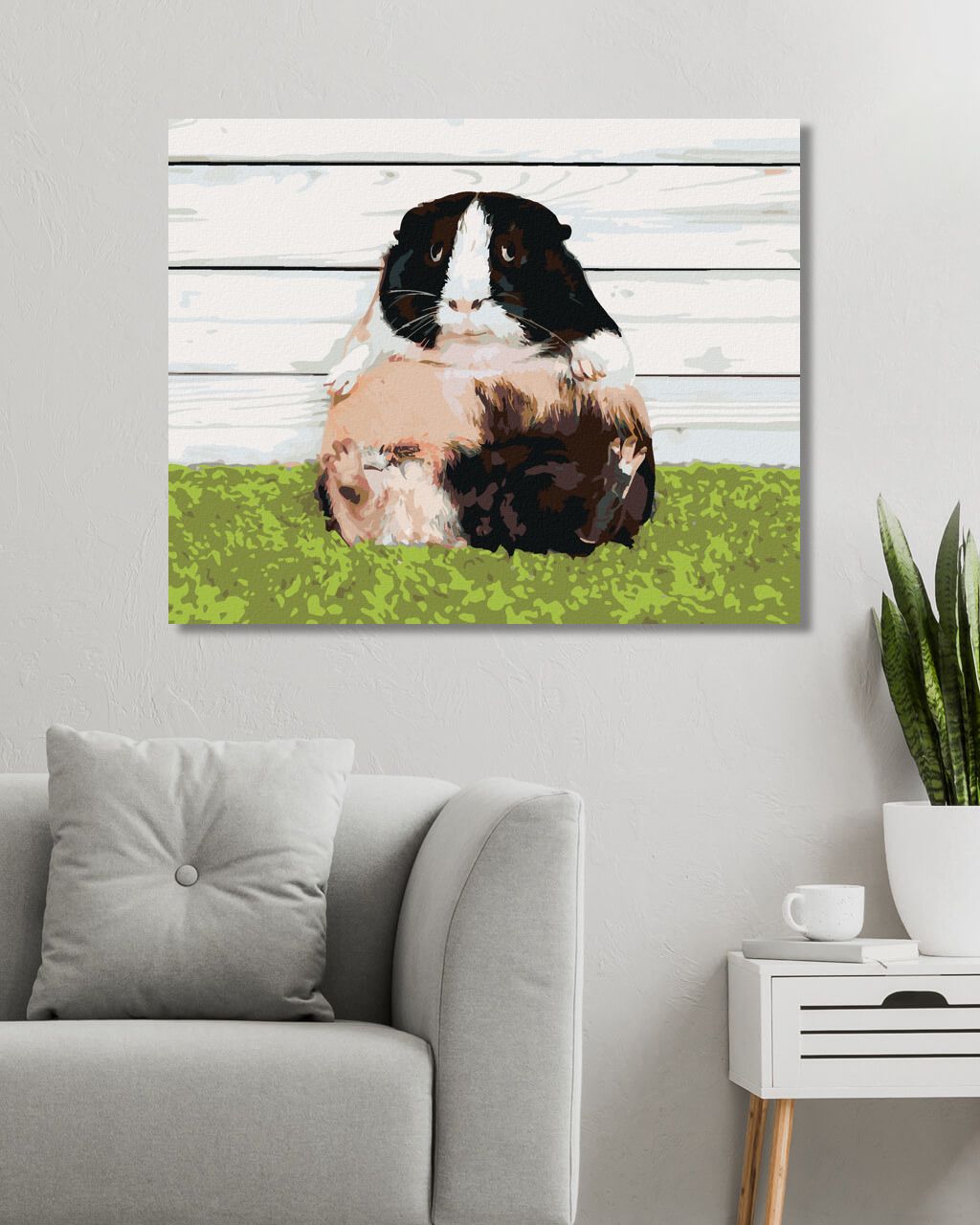 zuty Malování podle čísel - LÍNÉ MORČE - Rozměr: 40x50 cm, Rámování: Varianta: bez rámu a bez vypnutí plátna - obrázek 9