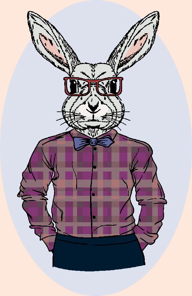 zuty Malování podle čísel - KRÁLÍK HIPSTER - Rozměr: 40x50 cm, Rámování: Varianta: vypnuté plátno na rám - obrázek 9