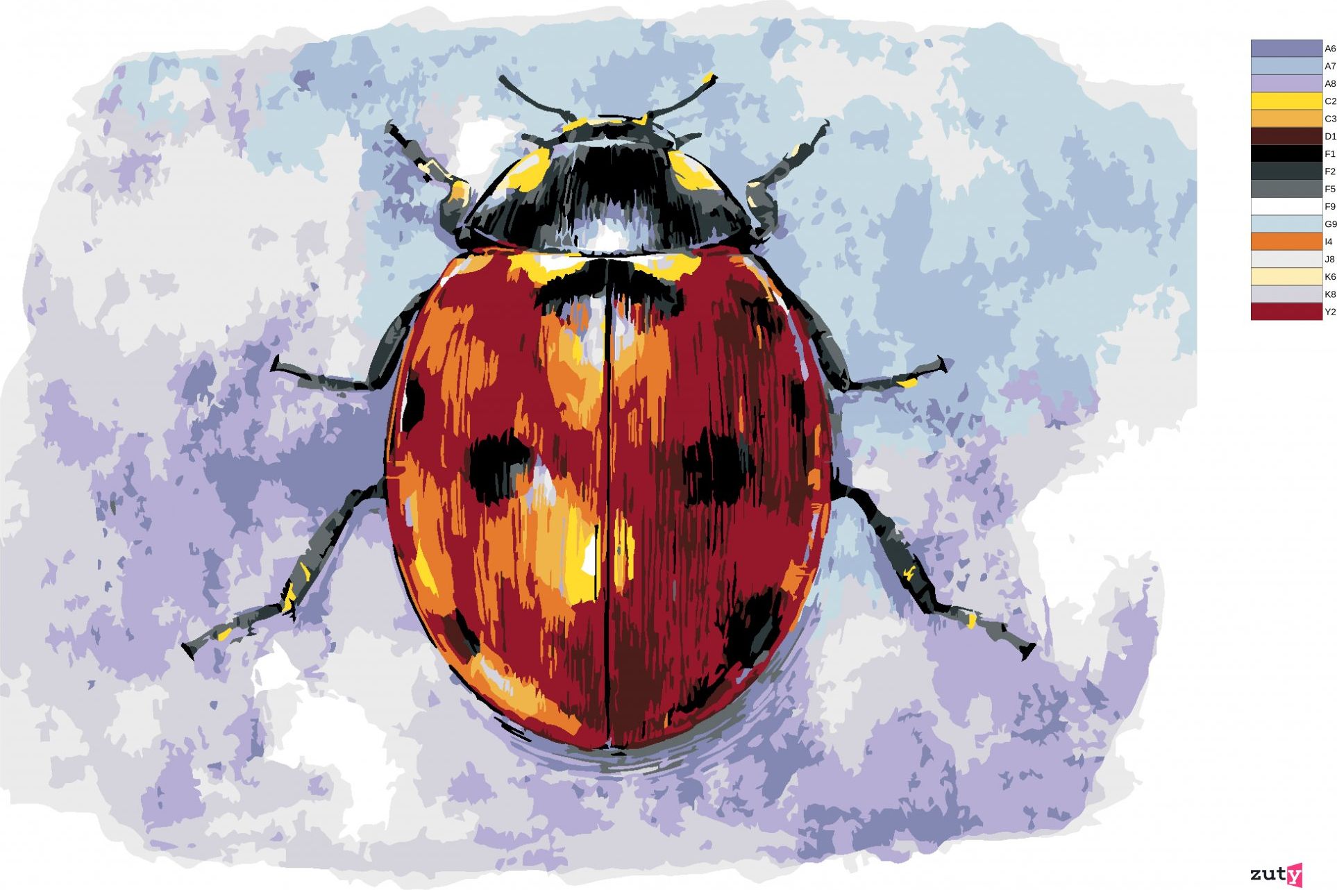 zuty Malování podle čísel - VELKÁ BERUŠKA - Rozměr: 40x50 cm, Rámování: Varianta: vypnuté plátno na rám - obrázek 9
