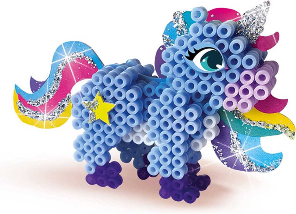 SES CREATIVE Beedz Jednorožci 3D zažehlovací korálky 1800ks kreativní set - obrázek 3