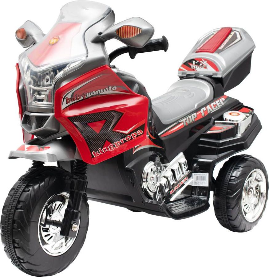 Dětská elektrická motorka Baby Mix RACER Varianta: červená - obrázek 3