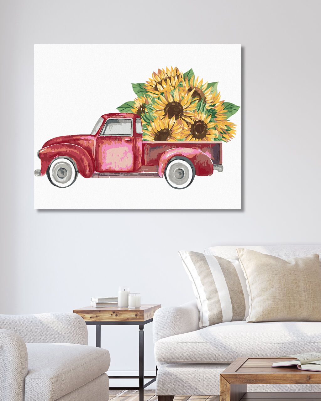 zuty Malování podle čísel - SLUNEČNICOVÝ NÁKLAD - Rozměr: 40x50 cm, Rámování: Varianta: bez rámu a bez vypnutí plátna - obrázek 10