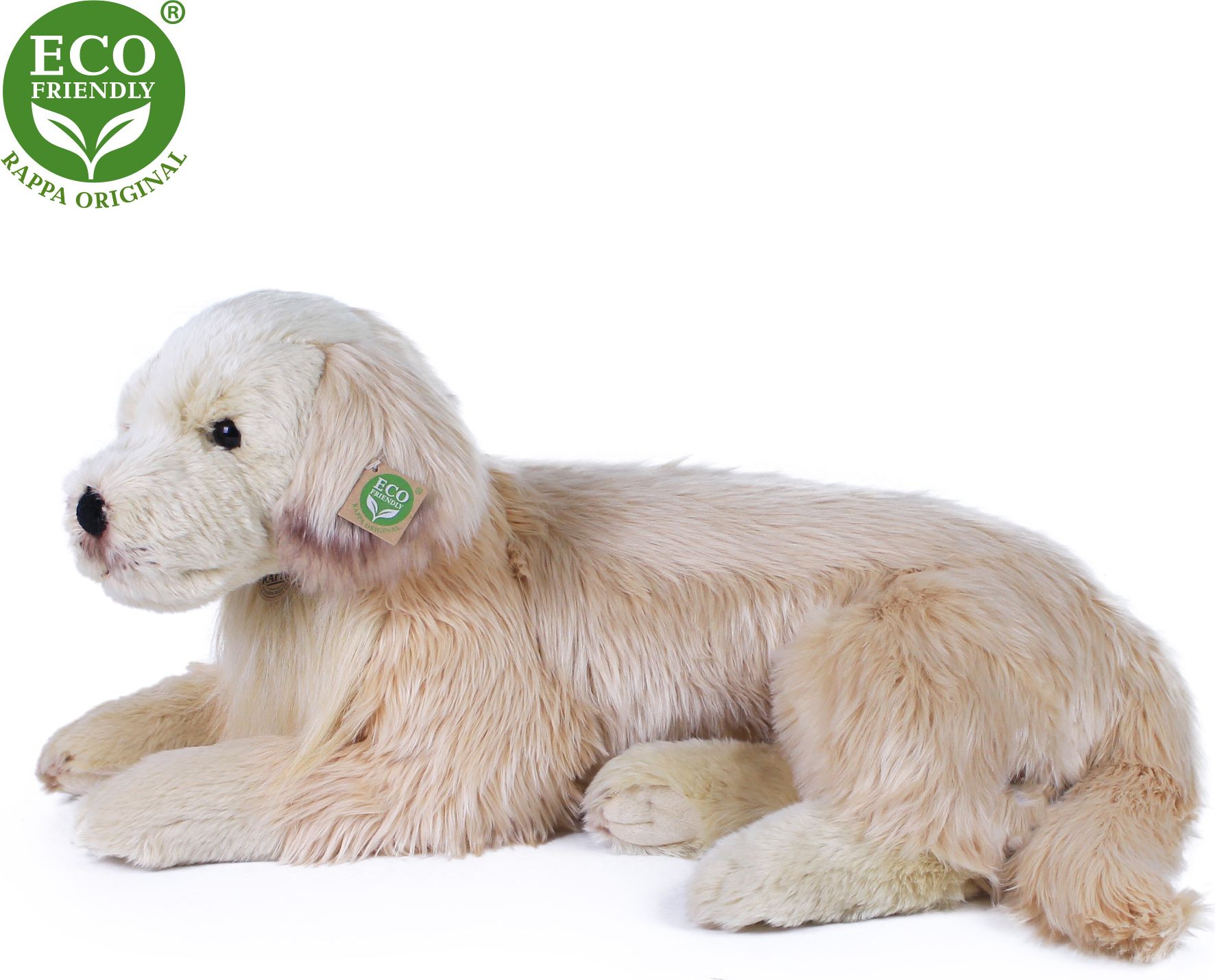 RAPPA Velký plyšový pes zlatý retrívr 53 cm ECO-FRIENDLY - obrázek 3