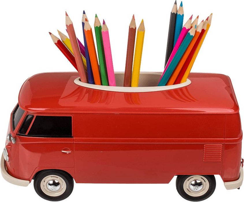 Popron.cz Držák na tužky a mobilní telefon, VW autobus, cca 26,5 x 11,5 cm - obrázek 3