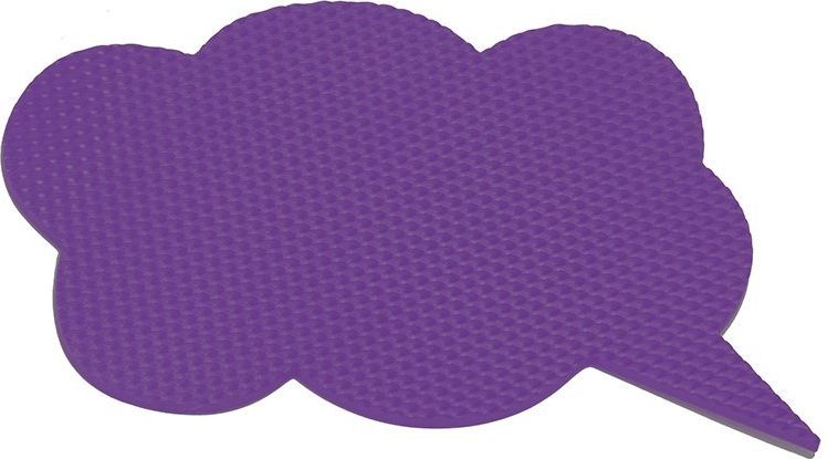 PĚNOVÁ SAMOLEPICÍ NÁSTĚNKA BUBLINA MALÁ - DREAM MRÁČEK - TMAVĚ FIALOVÁ - obrázek 1