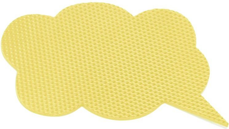 PĚNOVÁ SAMOLEPICÍ NÁSTĚNKA BUBLINA VELKÁ - DREAM MRÁČEK - TMAVĚ ŽLUTÁ - obrázek 1