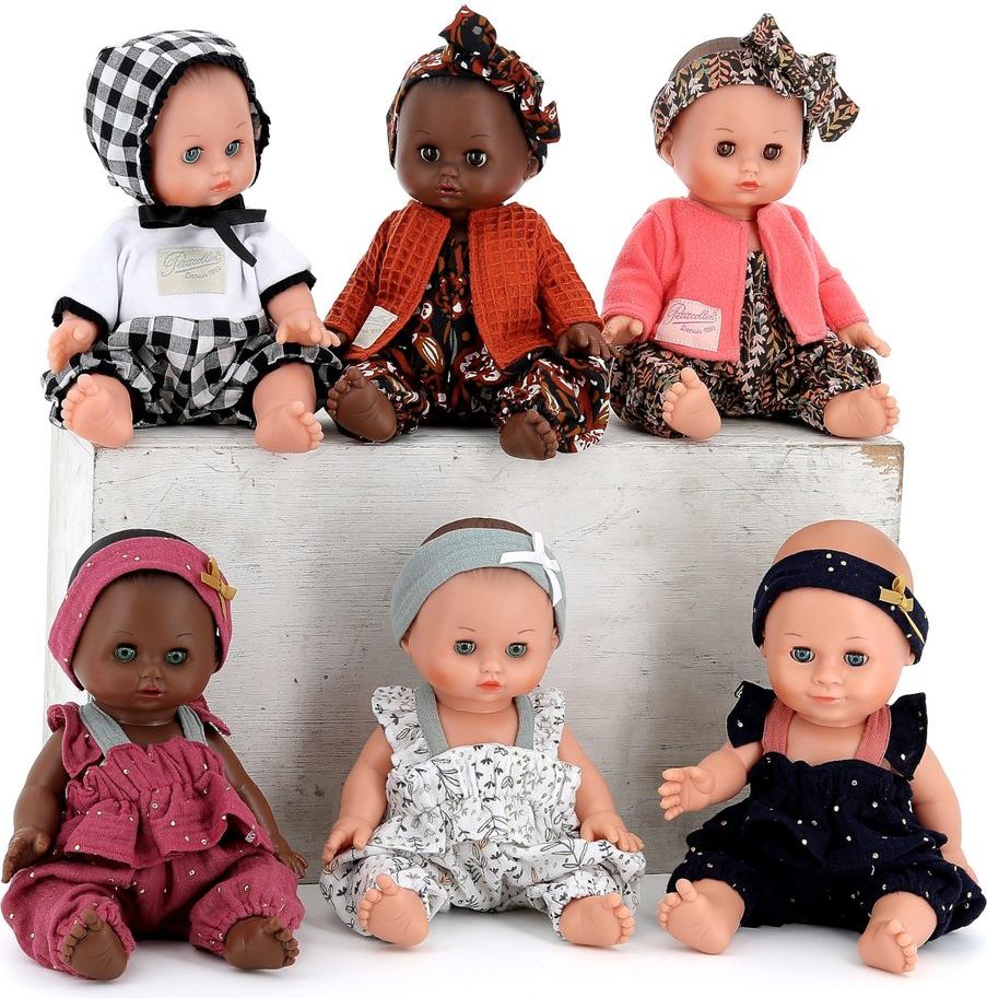 Petitcollin Panenka 28 cm Petit Câlin Emy - obrázek 2