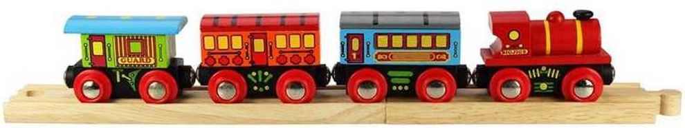 Bigjigs Rail Osobní vlak + 3 koleje - obrázek 1