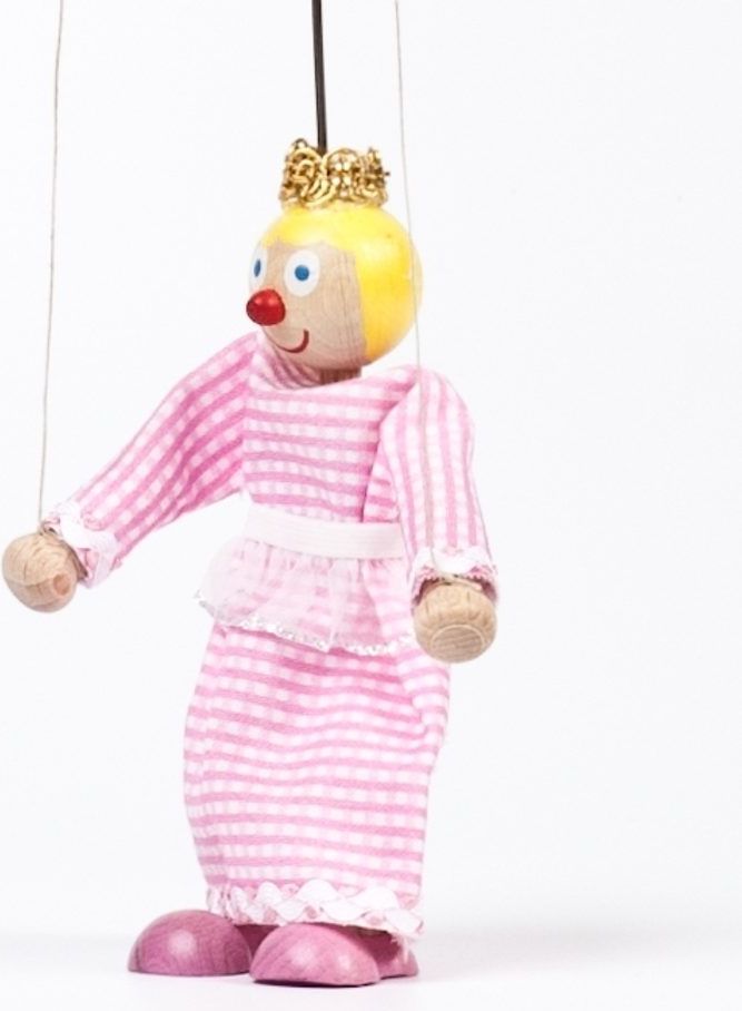 Gerlich Dřevěná loutka Princezna Anička - obrázek 4