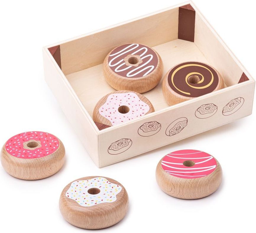 Bigjigs Toys Krabička s donuty - obrázek 1