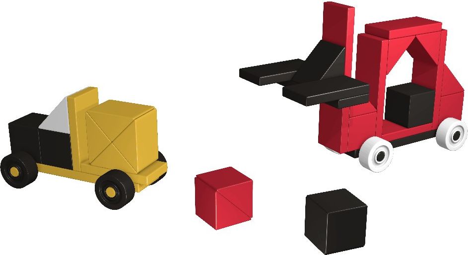AINSTEIN Cool Cars, Magnetická stavebnice - obrázek 3