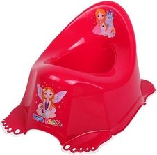 Dětský hrající protiskluzový nočník - MALÁ PRINCEZNA malinový - Tega - obrázek 1