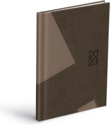 MFP Diář týdenní T805 PU gray/gray 2023 / 14,8cm x 21cm / 7781181 - obrázek 1