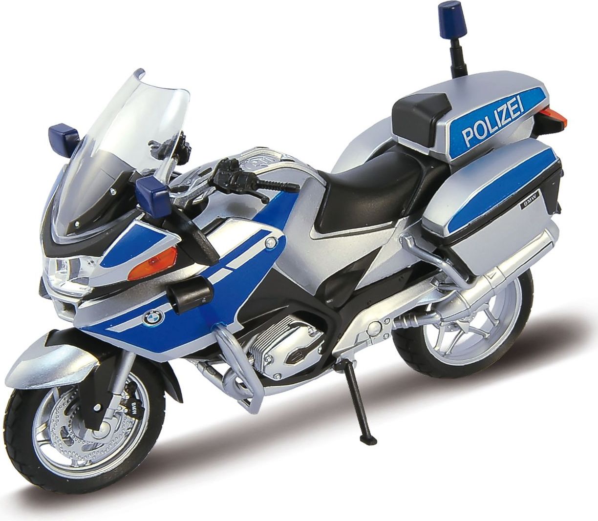 Welly Motocykl BMW R1200RT Police 1:18 modrý - obrázek 2