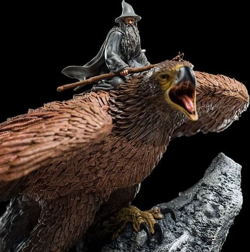 Weta Collectibles Figurka Gandalf na Gwaihirovi - obrázek 4