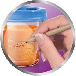 Philips AVENT Krém na bradavky 30 ml + VIA pohárky s víčkem 180 ml, 5 ks - obrázek 4