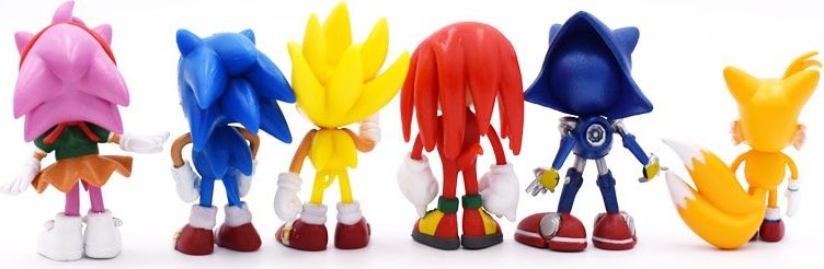 Figurky Ježek Sonic 6 ks - obrázek 3