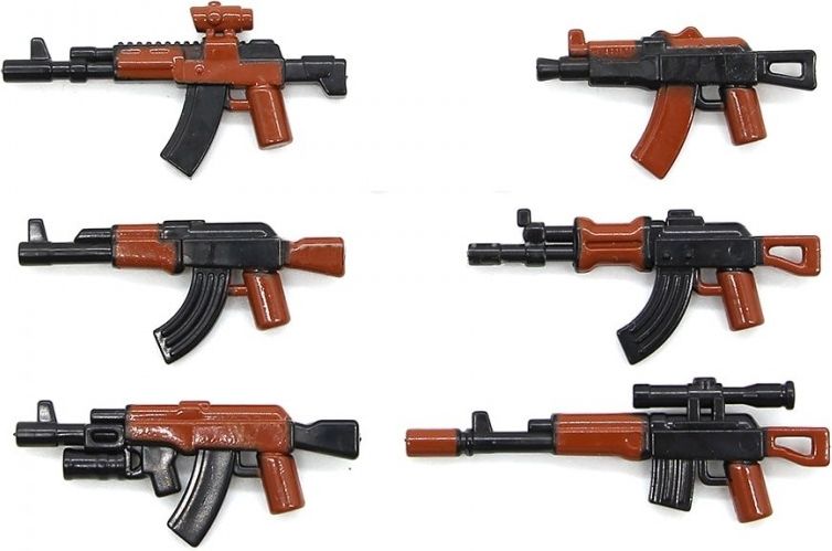 Set zbraní AK47 6 ks - obrázek 1