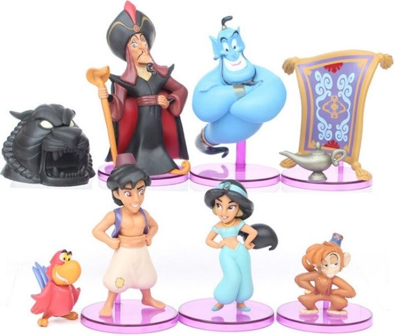 Figurky Aladin s princeznou Jasmína 8 ks - obrázek 1