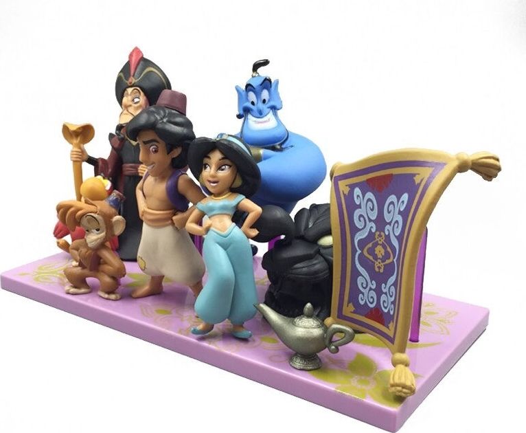 Figurky Aladin s princeznou Jasmína 8 ks - obrázek 2