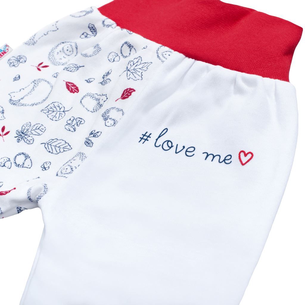 Kojenecká bavlněná souprava New Baby Hedgehog modrá - 68 (4-6m) - obrázek 3