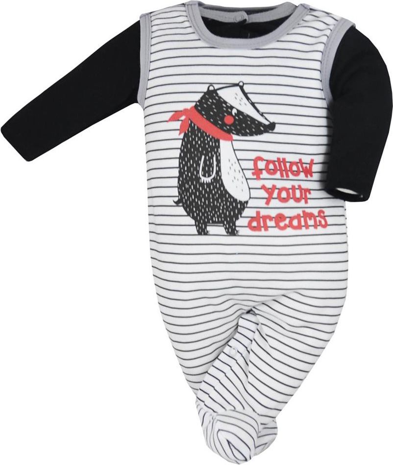 2-dílná kojenecká soupravička Koala Jezevec s obrázkem - 68 (4-6m)