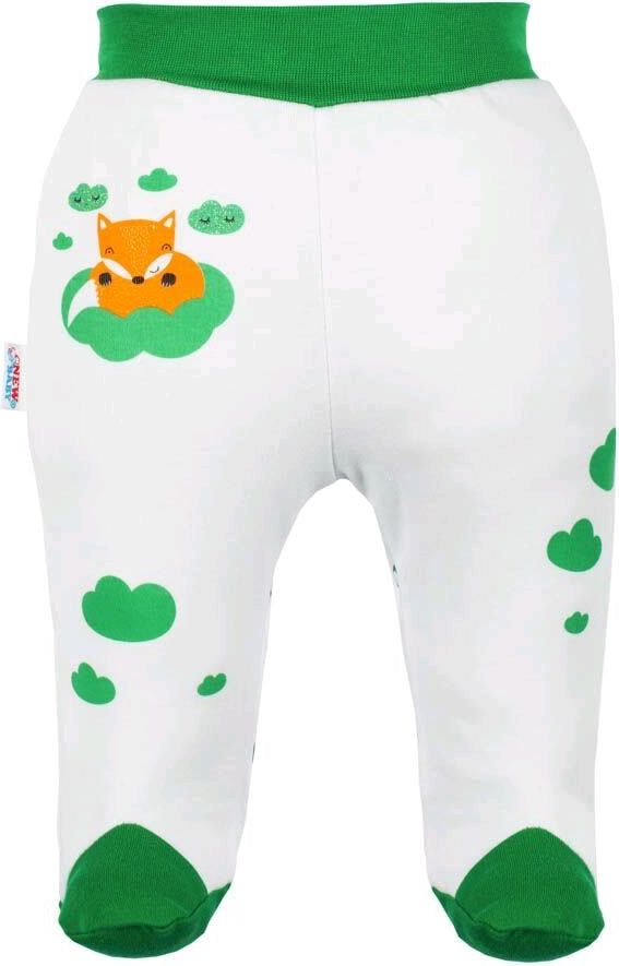 Kojenecké bavlněné polodupačky New Baby Liška zelená&nbsp;-&nbsp;86 (12-18m)