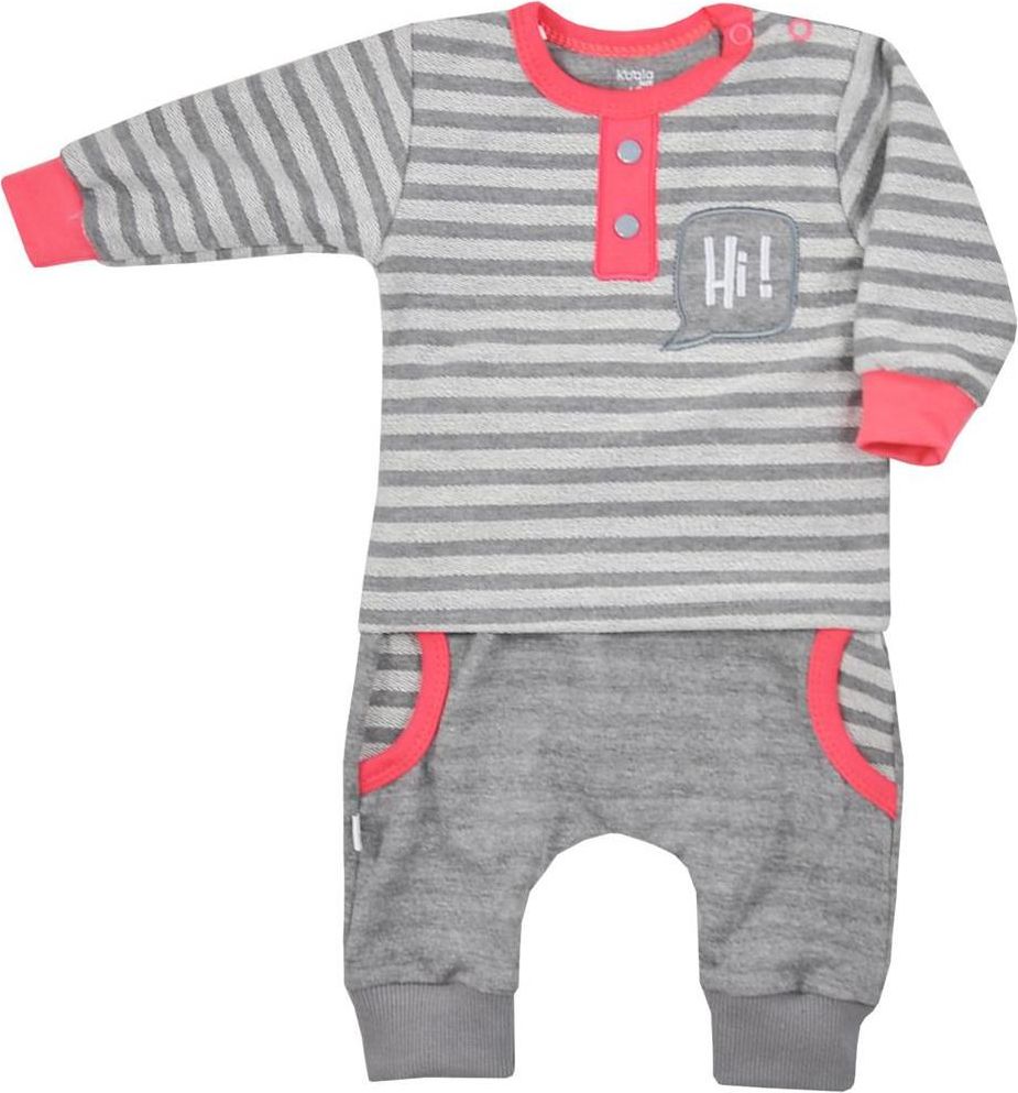 Kojenecké tepláčky a tričko Koala Hi! modro-hořčicové&nbsp;-&nbsp;80 (9-12m)