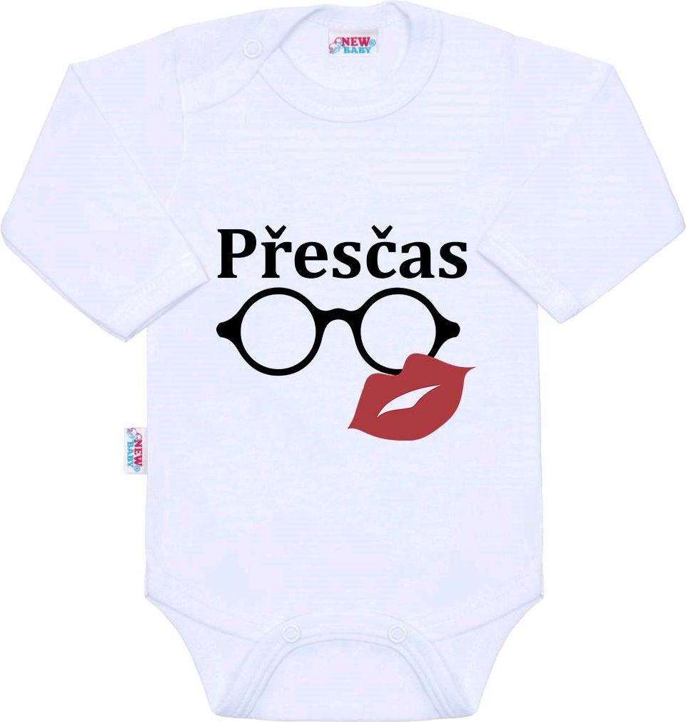 Body s potiskem New Baby Přesčas - 86 (12-18m) - obrázek 1